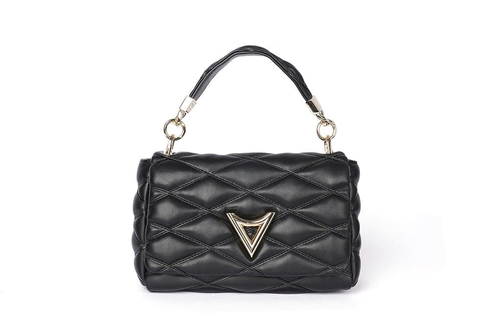 Cuple Quilted Elegance Faux Leather Handbag - Image 1