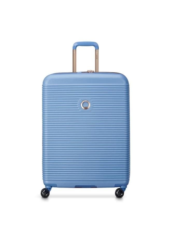 DELSEY Paris Freestyle 70 cm Sky Blue Expandable Suitcase - Image 1
