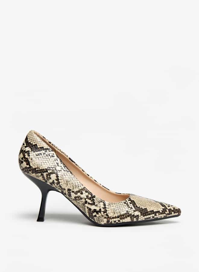 Elegant Beige Rjlj134 1 Stiletto Pumps for Women - Image 1