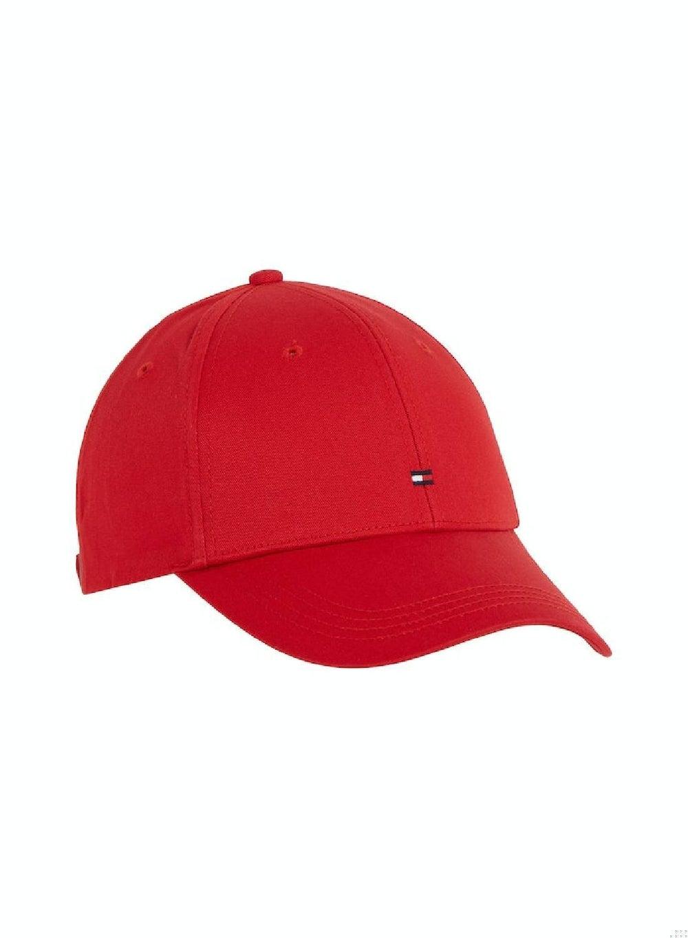 TOMMY HILFIGER Red Classic Women's Cotton Baseball Cap - Image 1