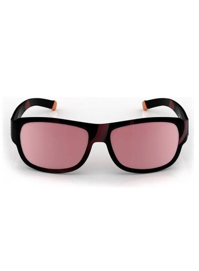 Fastrack Men's Elegant Brown Wraparound Sunglasses - Image 1