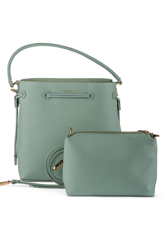 Vincci Green Elegance: Chic Shoulder Bag for Women - Image 1