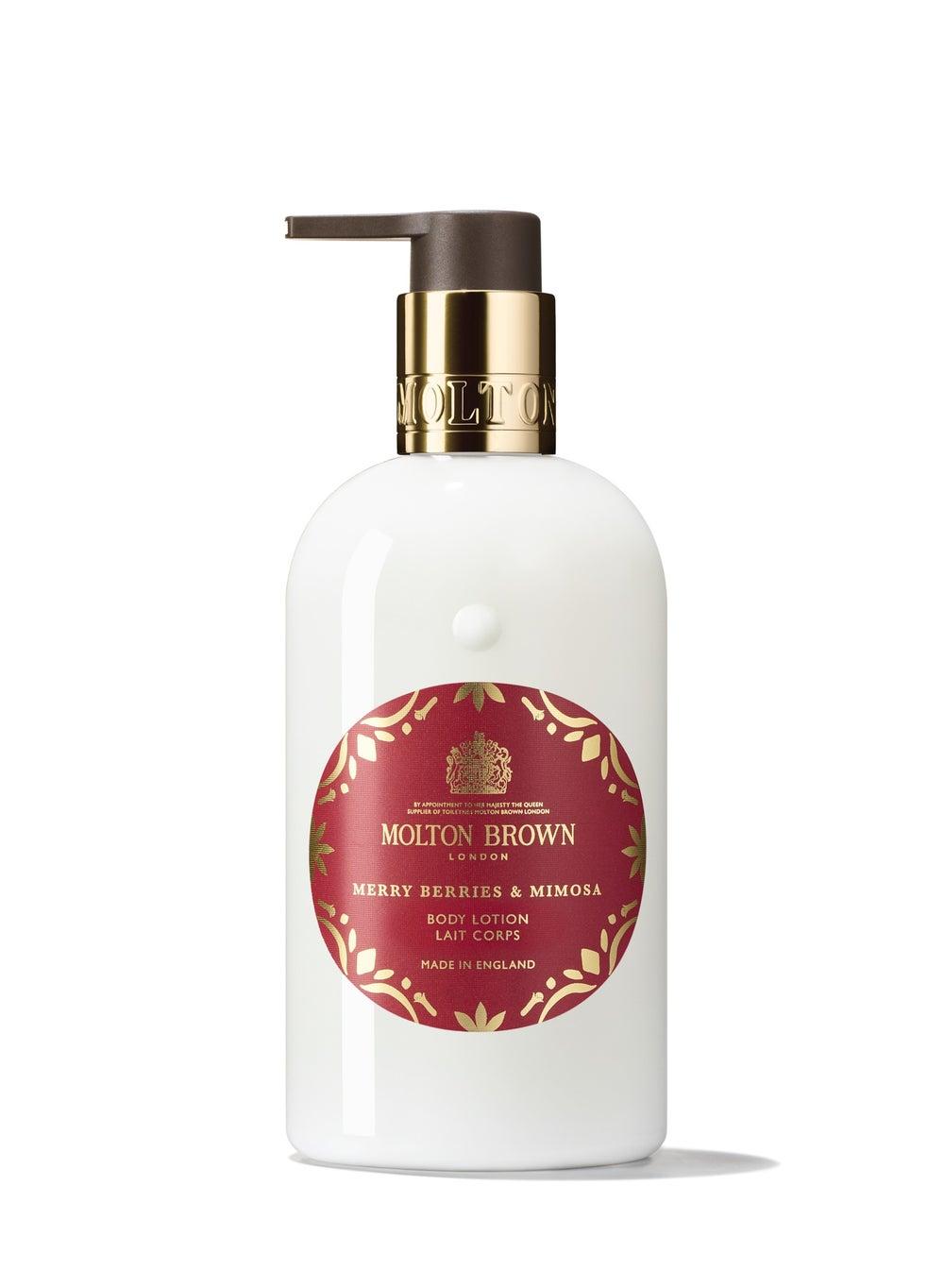 Merry Berries & Mimosa Festive Body Lotion 300ML - Image 1