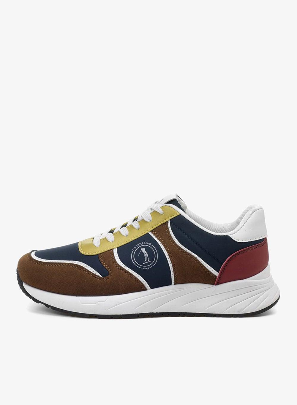 Elegant Italian Retro Low-Top Sneakers for Men | US Golf Club - Image 1