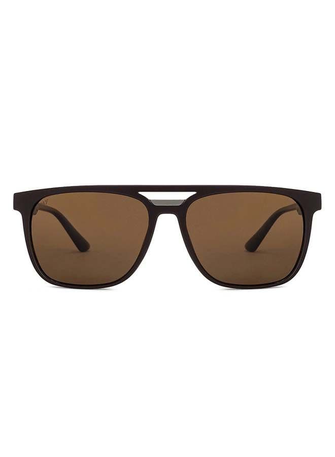 VINCENT CHASE Mirage VCS12644 Wayfarer Sunglasses - Brown - Image 1