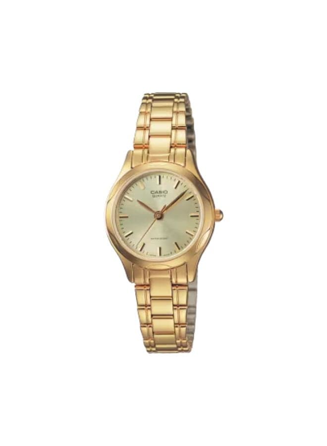 Casio LTP-1275G-9A Elegant Gold Stainless Steel Watch - Image 1