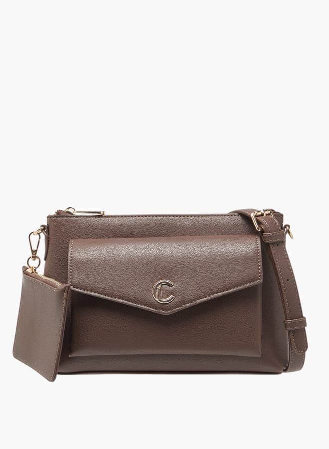 Le Confort Chic Textured Crossbody Bag for Women - Image 1