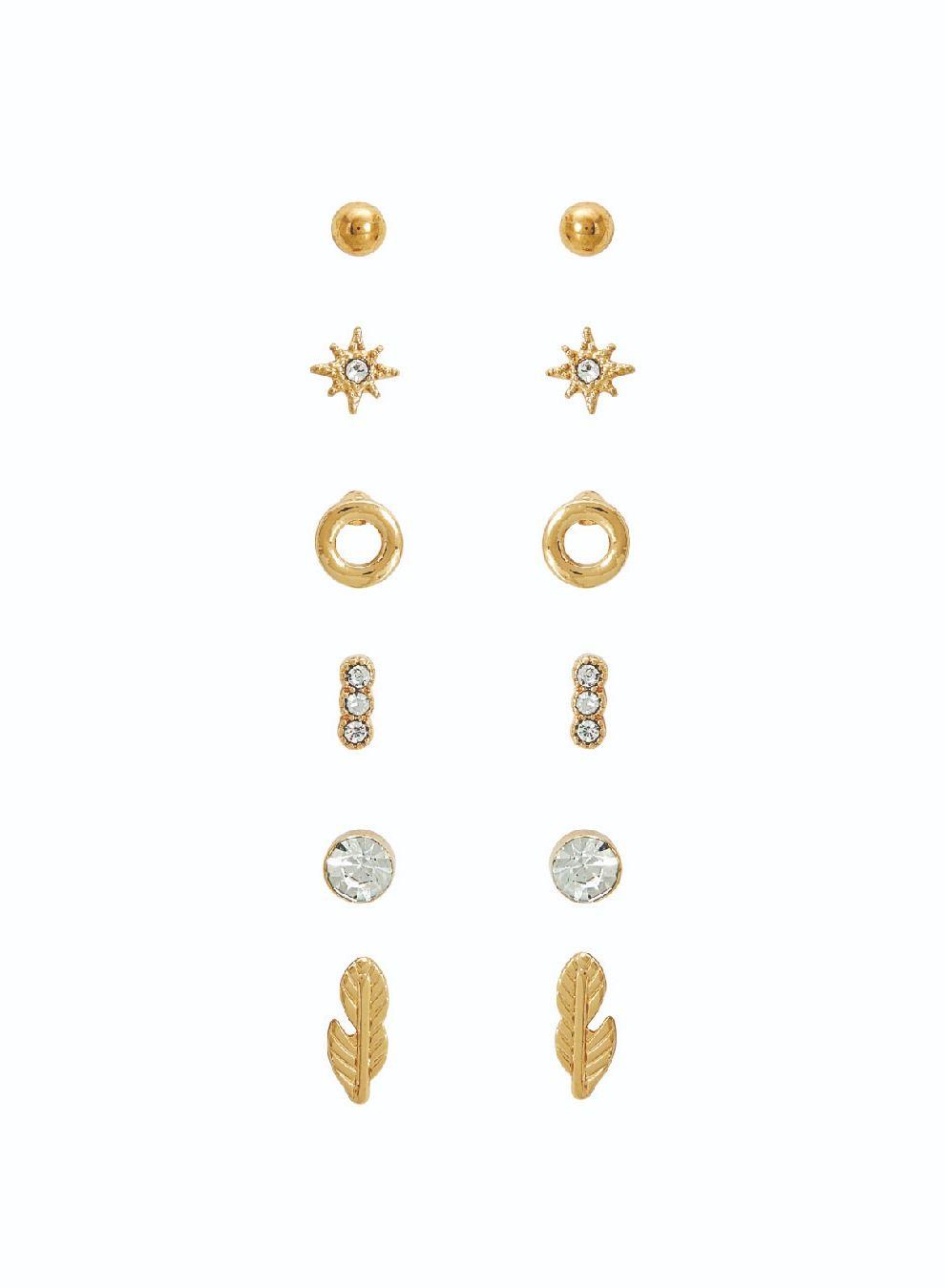 AMICA Assorted Elegance Six-Piece Earring Set - Image 1