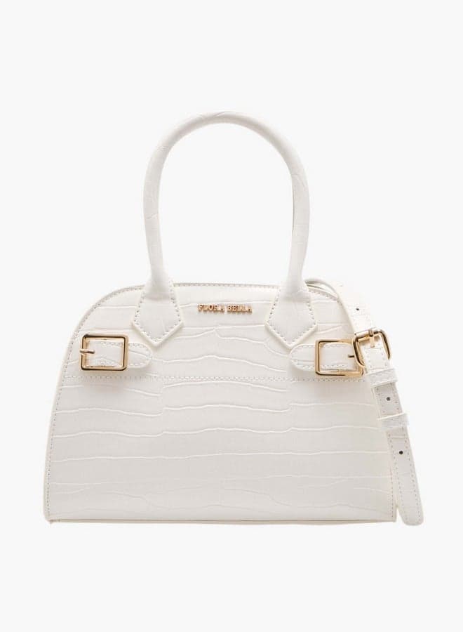 Flora Bella Textured Elegance Crossbody Bag with Detachable Strap - Image 1