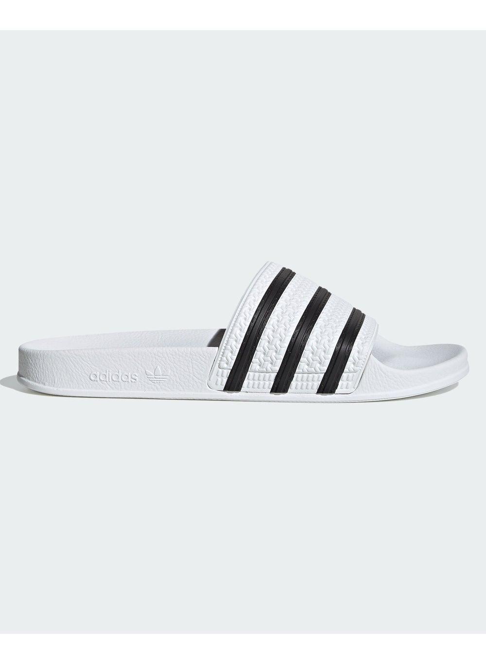 Adilette 280648 White Slides: Elegance Meets Comfort - Image 1