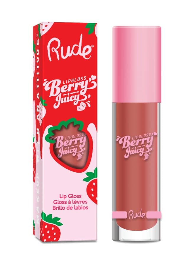 Sienna Sugar Berry Juicy Lip Gloss - Lustrous and Light - Image 1