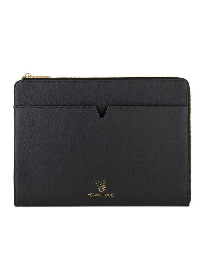 Veganologie Eden Apple Leather 11" iPad Sleeve - Black - Image 1