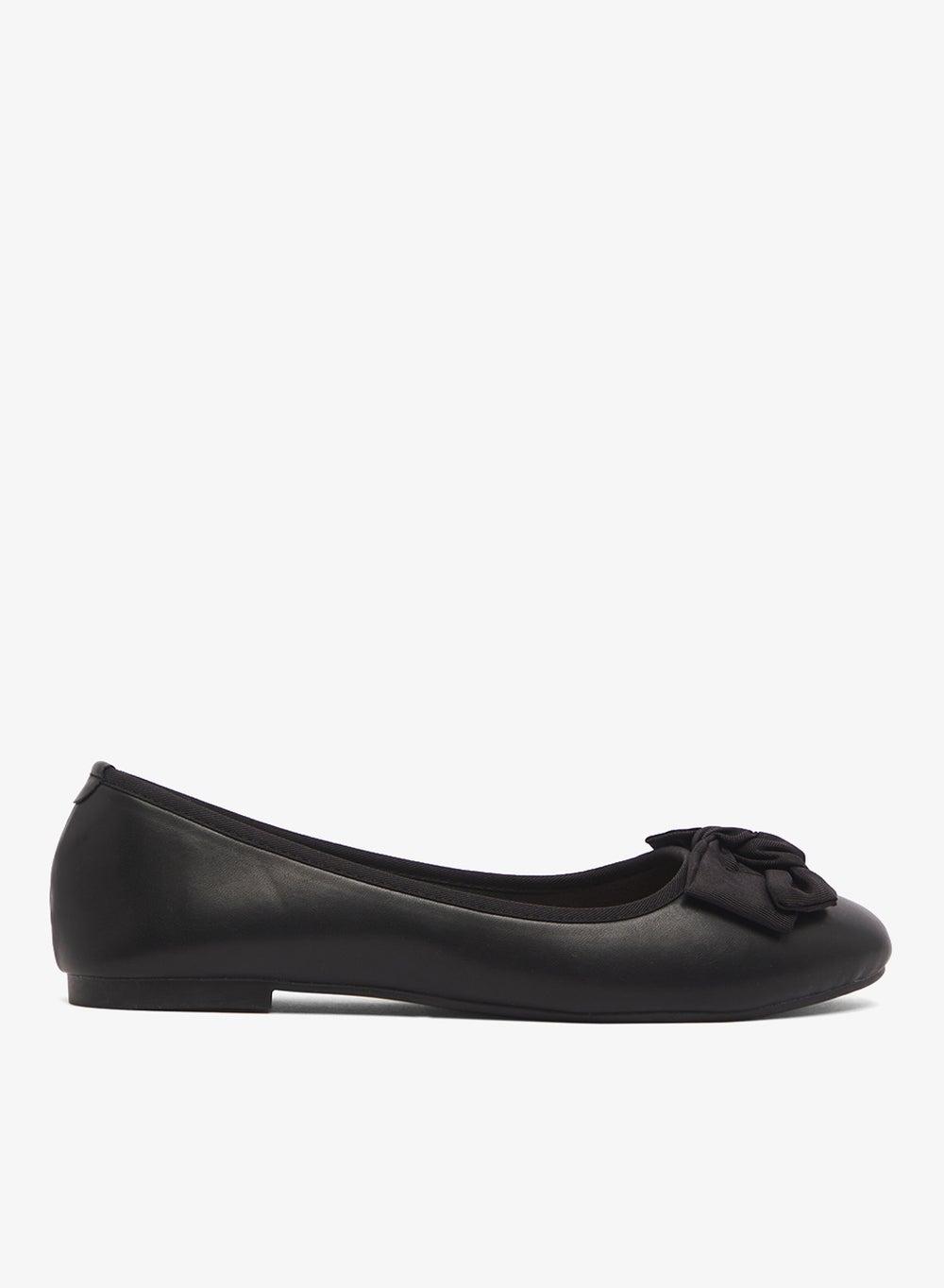 Elegant Black F80512Am1 Ballerina Flats - Image 1