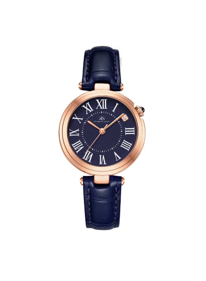 KENNETH SCOTT K24510-RLNN Elegant Rose Gold Analog Watch - 32mm - Image 1