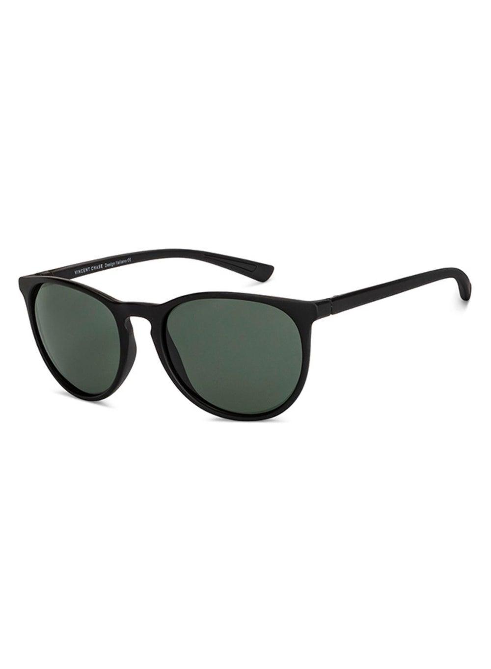 VINCENT CHASE VC S14460 Polarized Round Sunglasses - Black - Image 1
