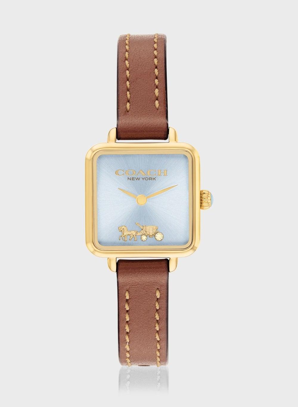COACH Cass Women's Elegant Leather Analog Watch - Image 1