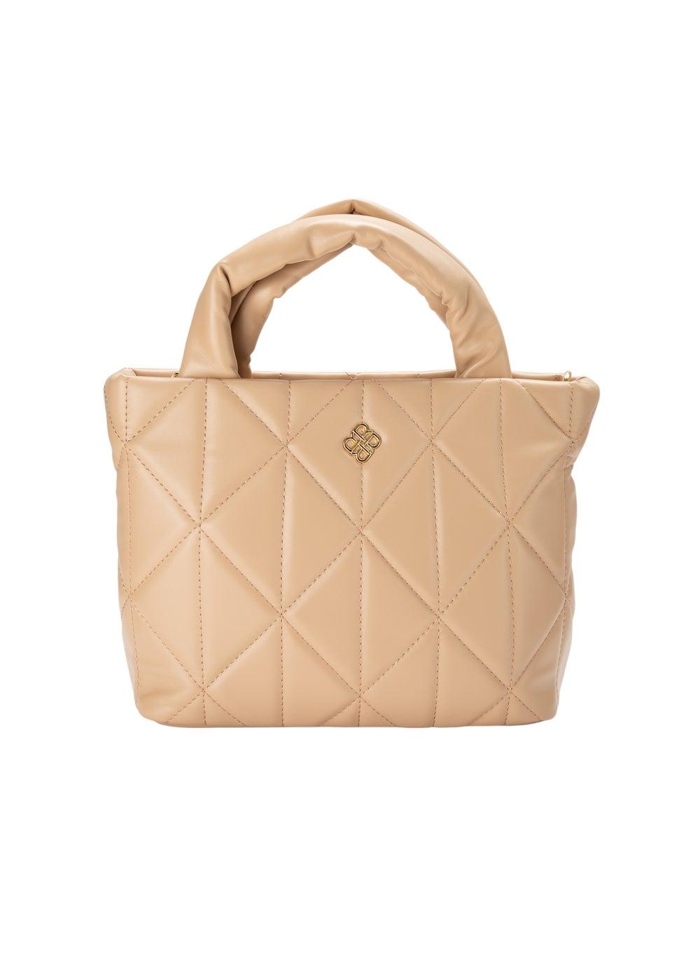 Bata Elegant Quilted Top Handle Women's Bag - Image 1