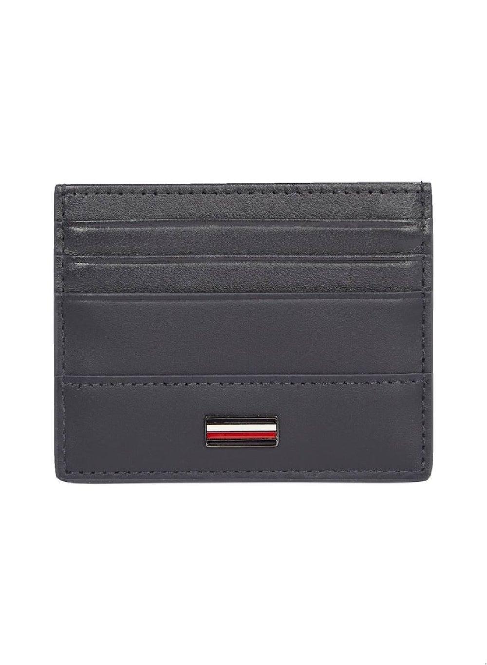 TOMMY HILFIGER Space Blue Leather Corporate Card Holder - Image 1
