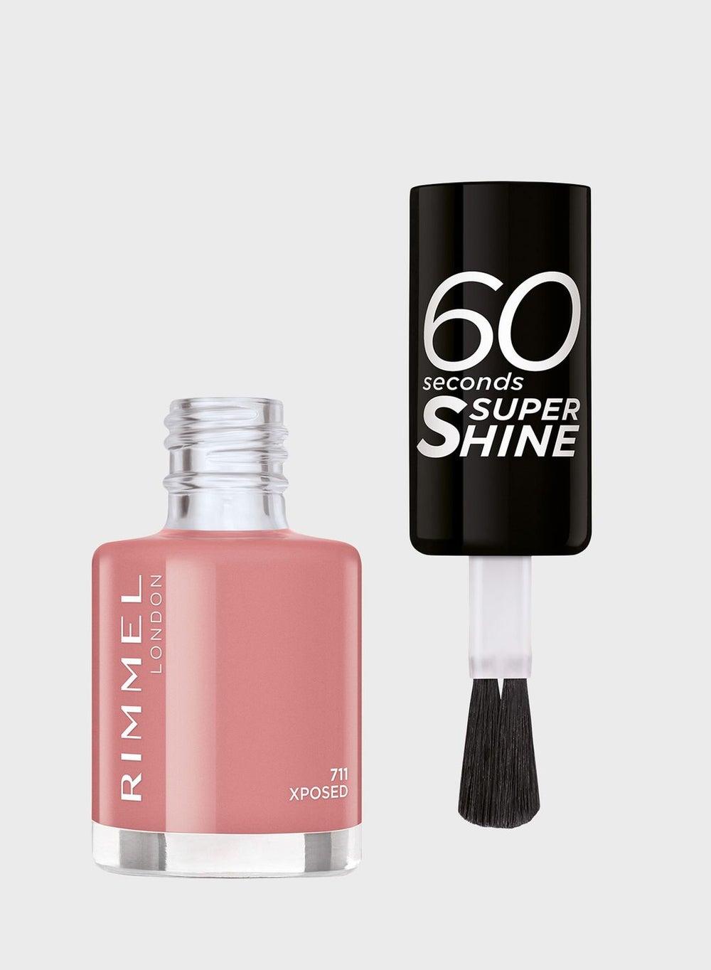 Rimmel 711 Xposed 60 Secs Super Shine, 8ml - Image 1