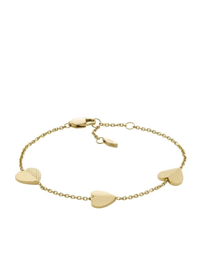 FOSSIL Jf04653710 Harlow Hearts Gold-Tone Bracelet - Image 1