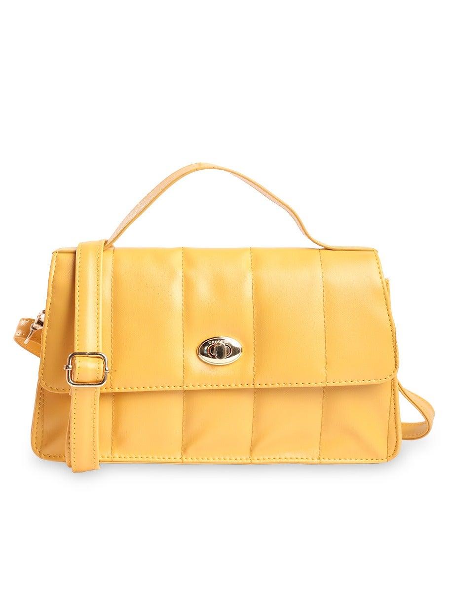 CAPRESE Poppy Fawn Medium Sling Bag in Luxe Faux Leather - Image 1