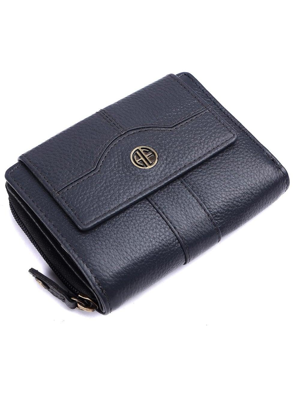 HAMMONDS FLYCATCHER Elegant Grey Leather Women's Wallet TB2M - Image 1
