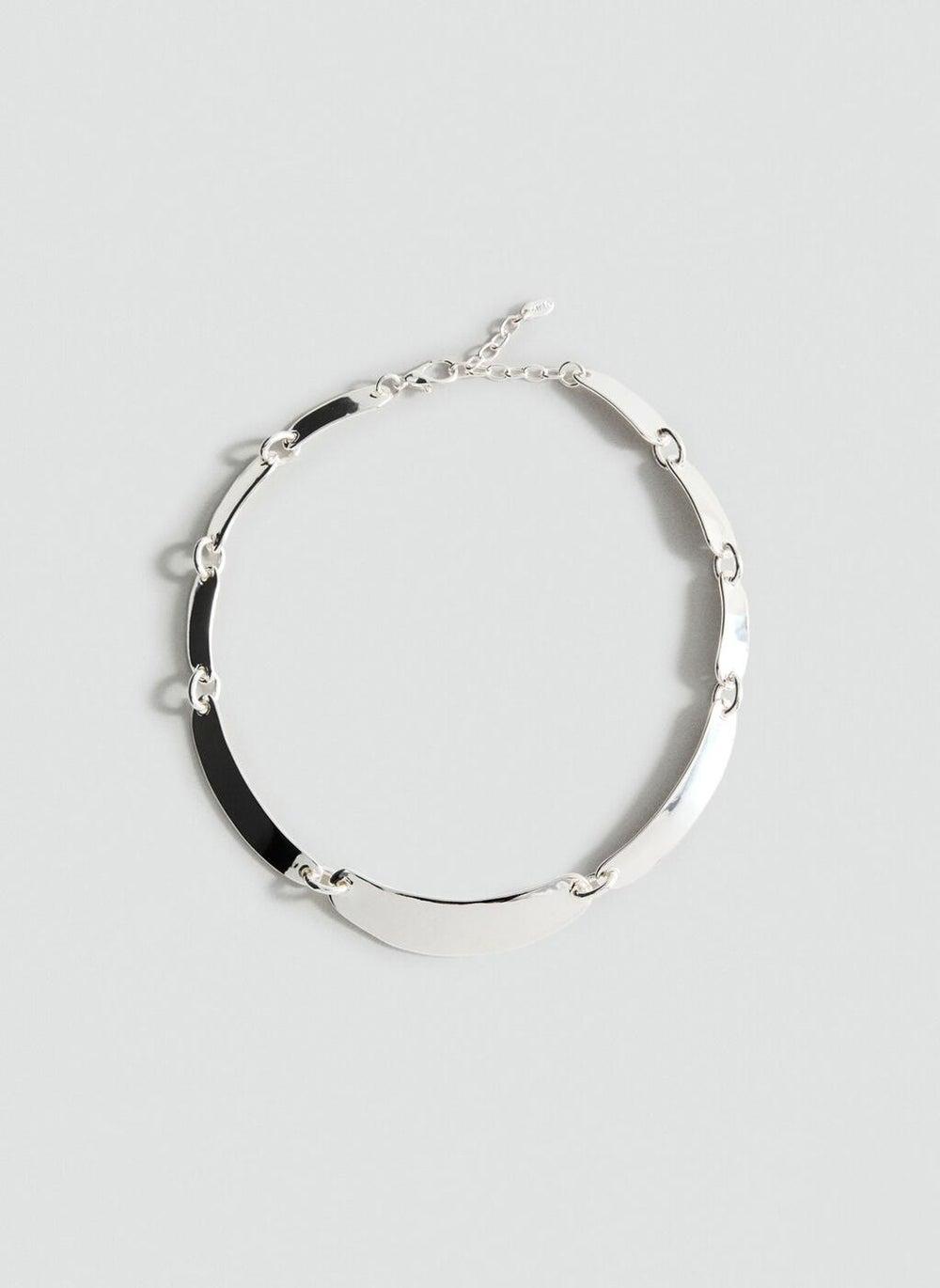 MANGO Metal Plate Necklace - Elegance Unleashed - Image 1
