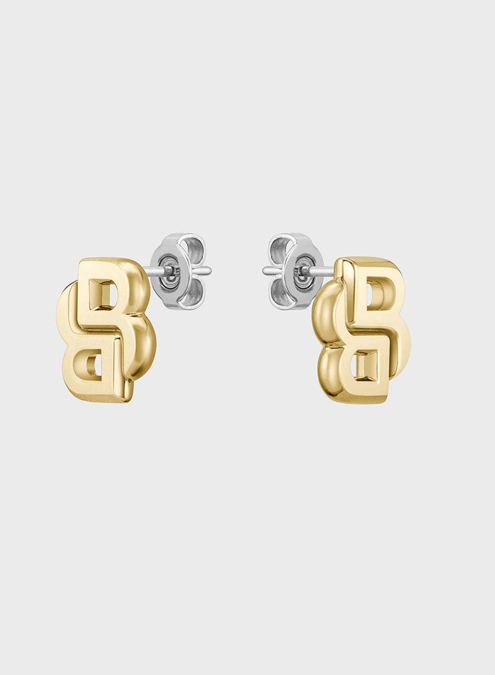 BOSS Stainless Stud Earrings: Elegance Redefined - Image 1