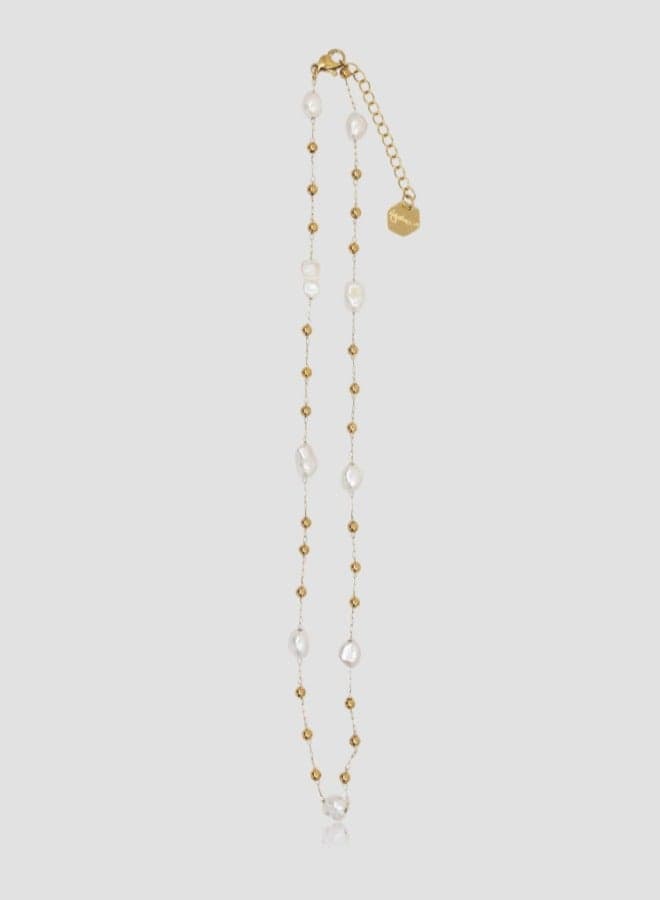 Lady Mauve MAISE Hypoallergenic Pearl Pendant Necklace - Image 1