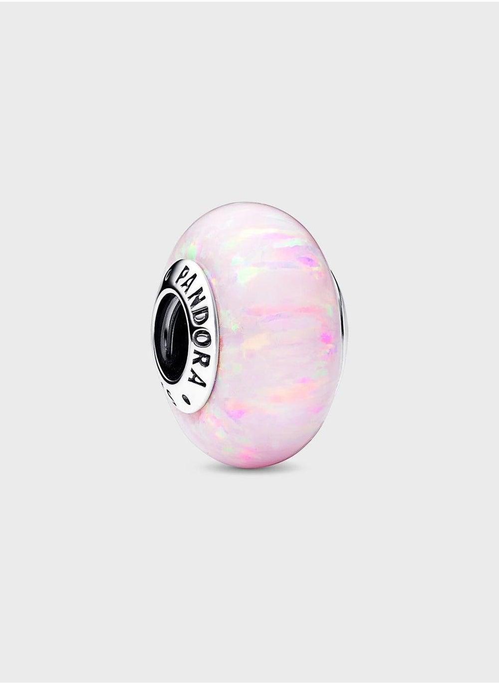 PANDORA Opalescent Pink Charm - Embrace Friendship - Image 1