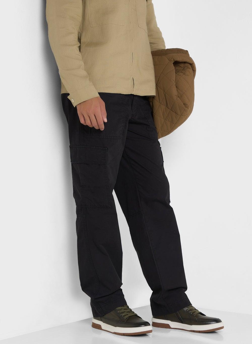 A10398 Smart Casual Low-Top Sneakers in Dk Olive - Image 1