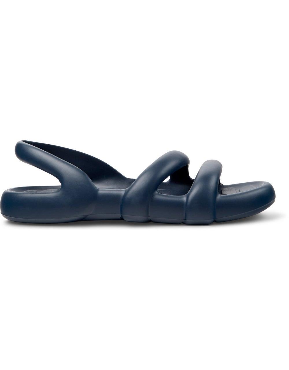 Kobarah Men's Blue Flat Sandals: Eco-Friendly Elegance - Image 1