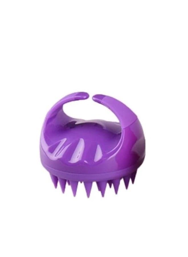 Luxurious Purple Scalp Massager for Enhanced Hair Growth - Image 1