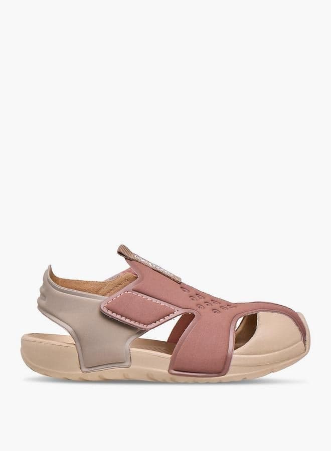 Chic Playtime Comfort: Girls' Perforated Sandals 241034 Gj - Image 1