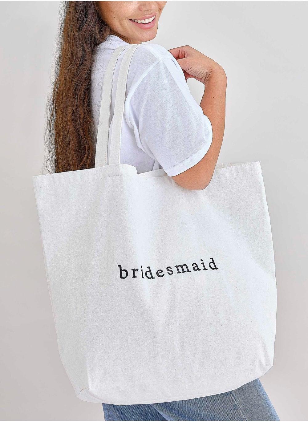 Ginger Ray Elegant Bridesmaid Canvas Tote Bag - Image 1