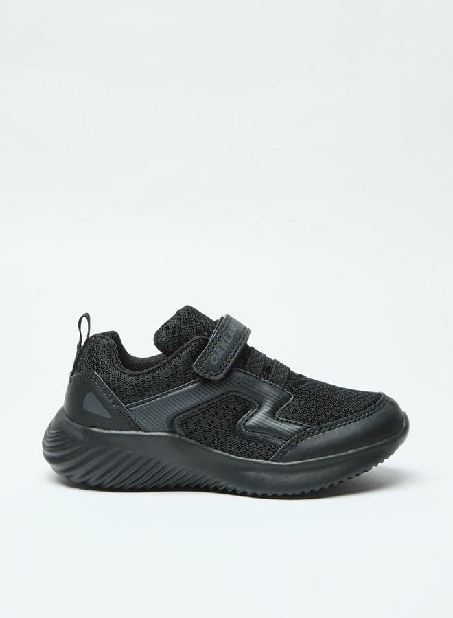 Jd23011Gjblack Sleek Textured Sneakers for Active Girls - Image 1
