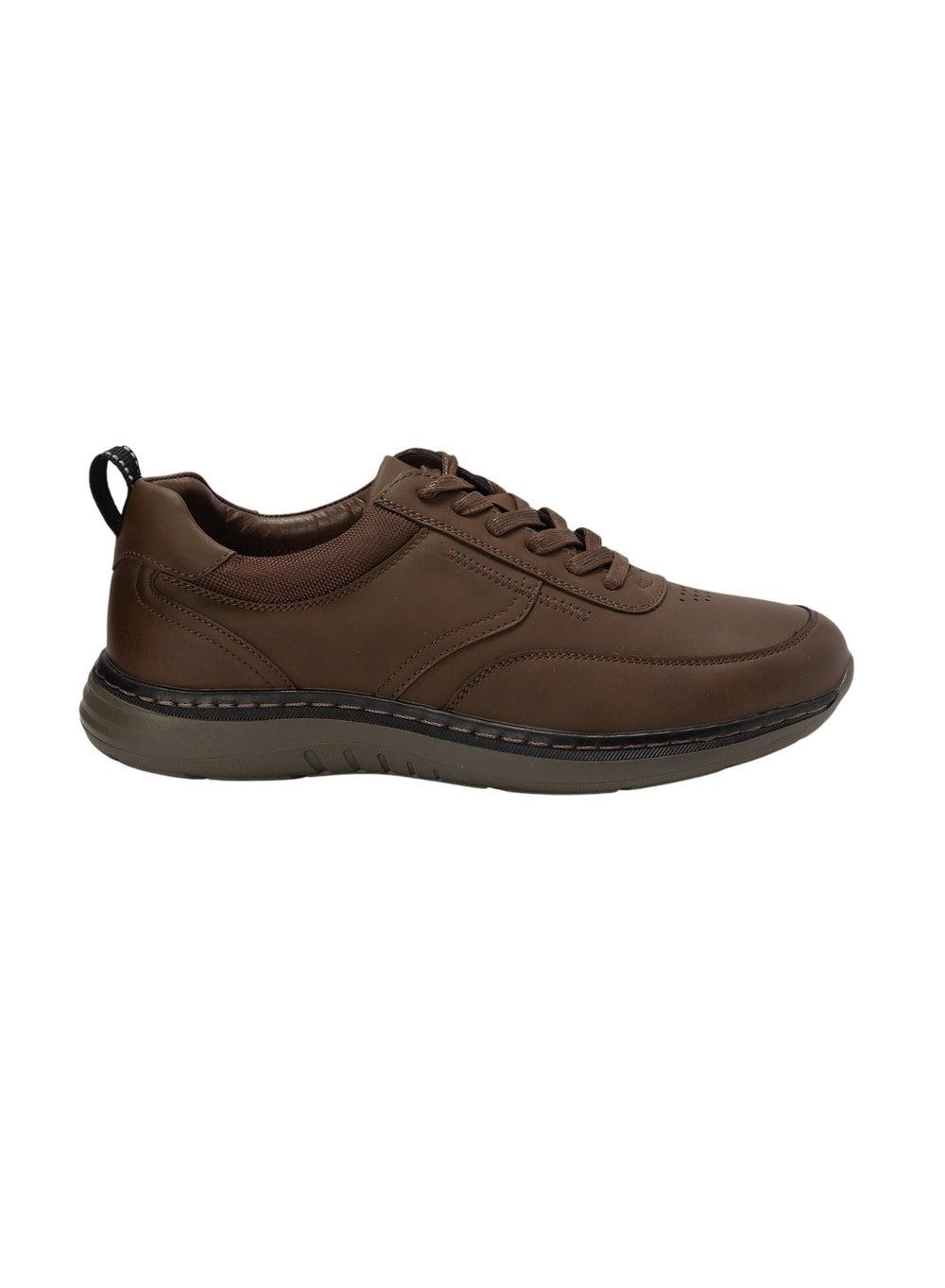Bata Comfit 801 4178 Brown Lace-Up Casual Shoes for Men - Image 1