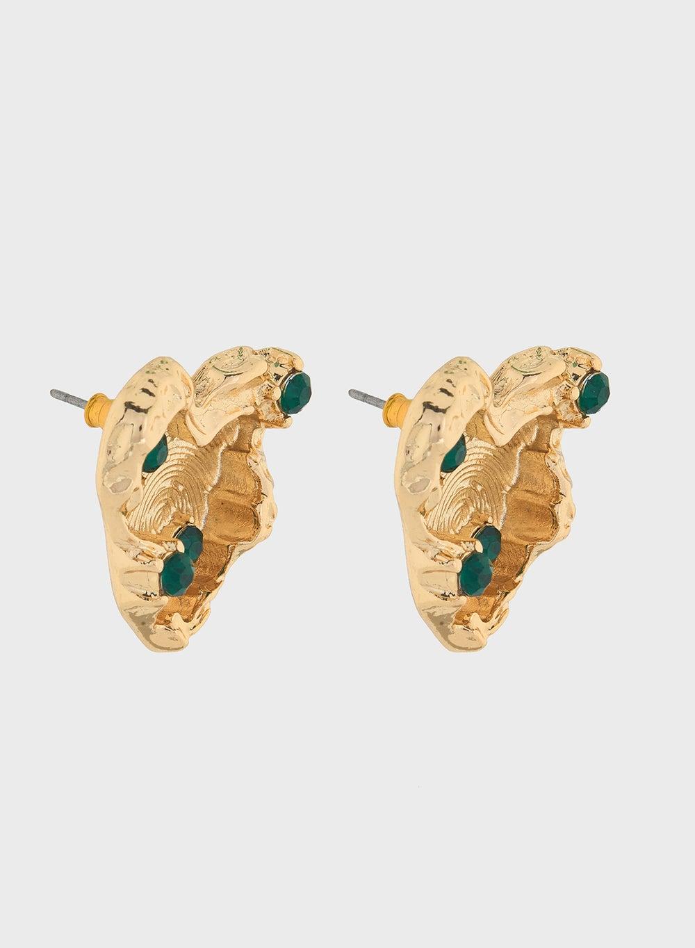 ELLA Heart Stone Earrings: Elegance for Every Woman - Image 1