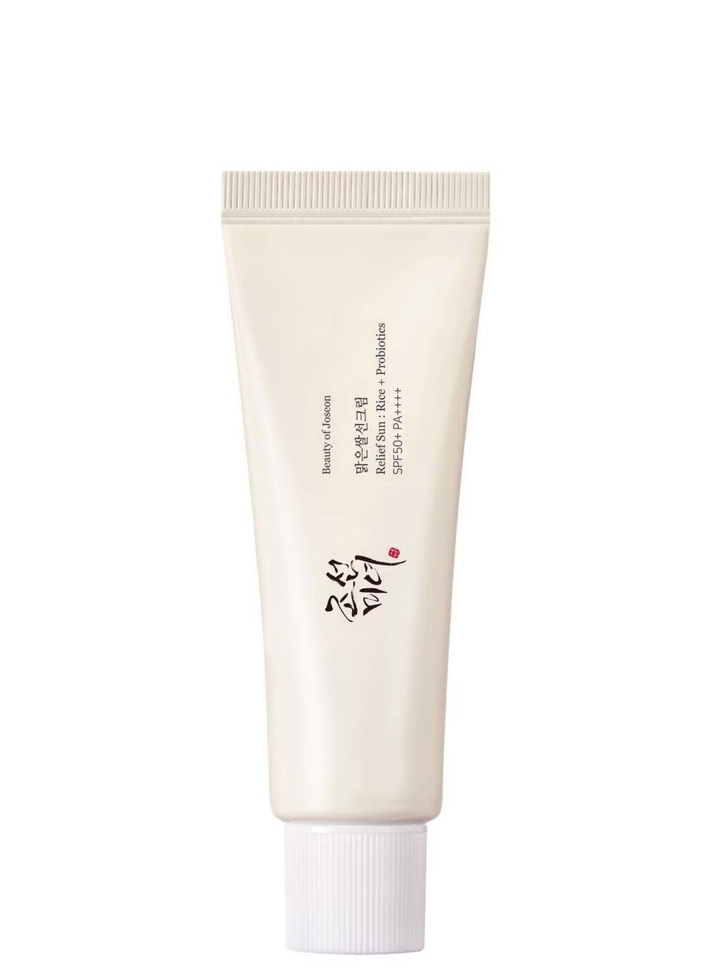Relief Sun Rice Probiotic Sunscreen SPF 52+ PA++++ - Image 1