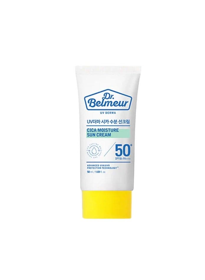 DR.BELMEUR UV DERMA CICA Moisture Sun Cream SPF50 - Image 1