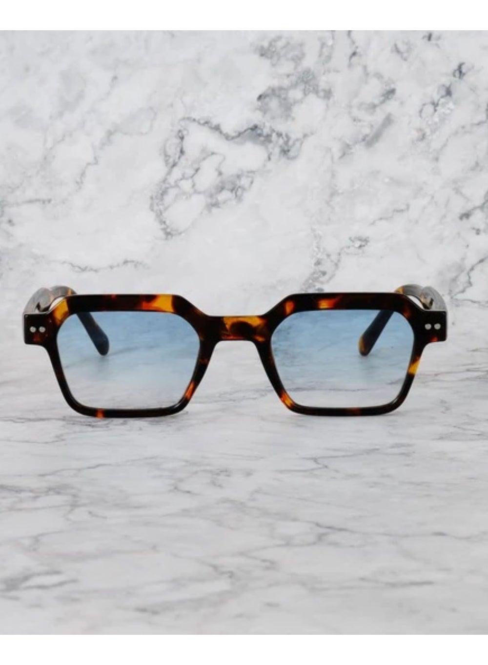 Explicit Poets Elliot 12EP3 - Chic Tortoise & Gradient Blue Sunglasses - Image 1