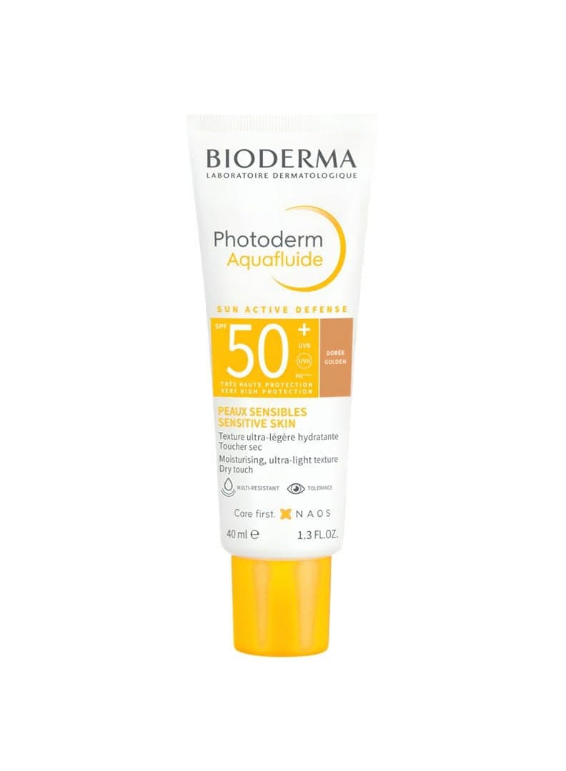PHOTODERM Aqua Fluide Dark SPF 50+ 40ML - Enhanced UVA Protection - Image 1