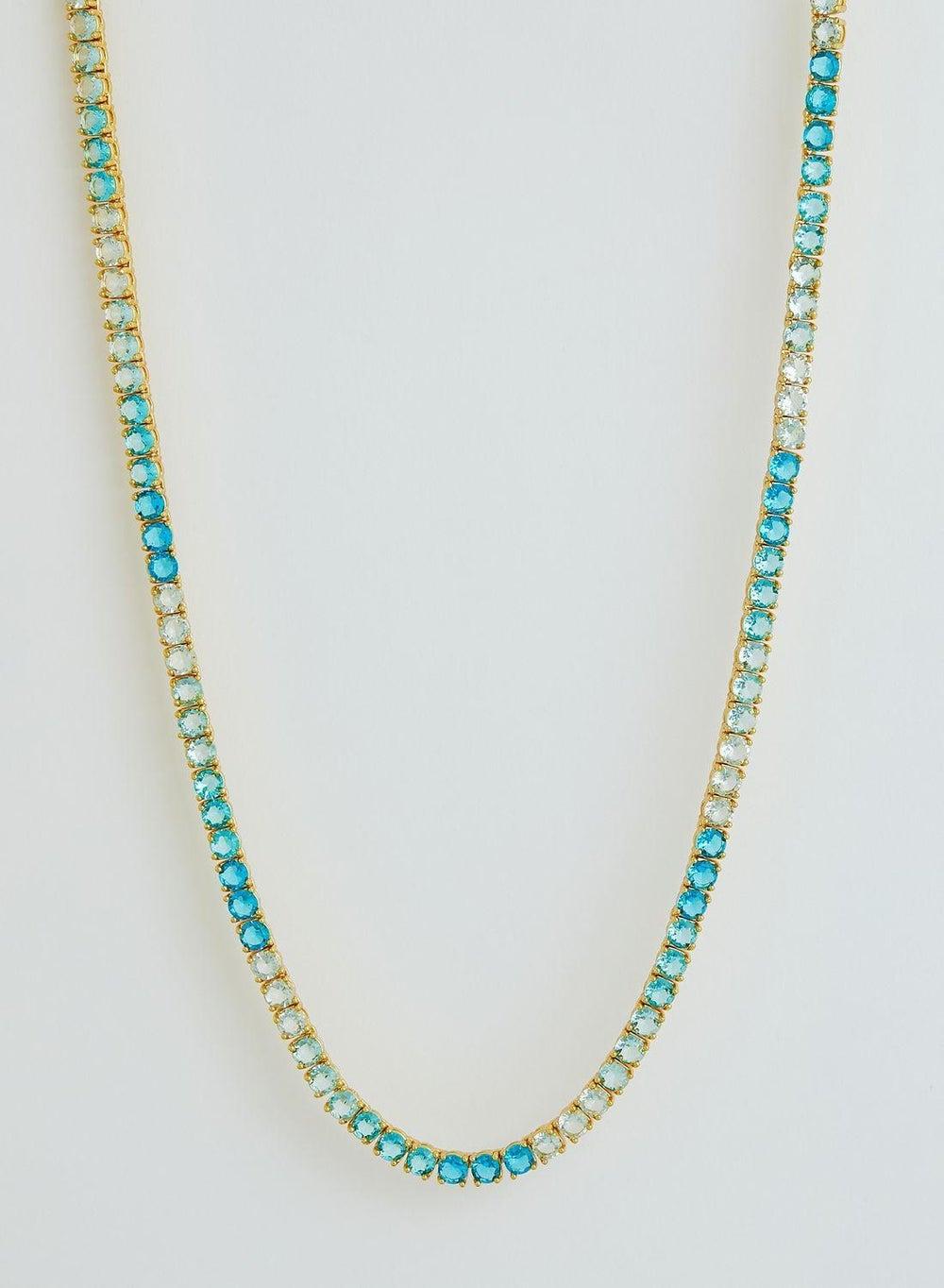 Fashionbox Gigi Elegance 18K Gold Tennis Necklace - Image 1