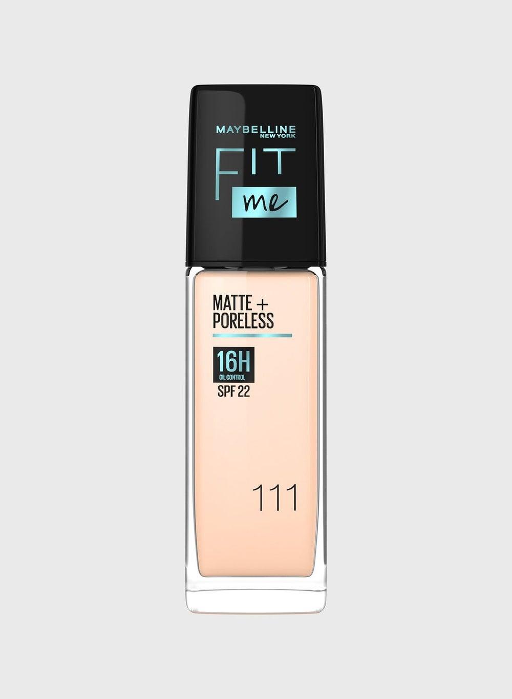 Fit Me Matte & Poreless Foundation 16H-Control SPF 22 - 111 - Image 1