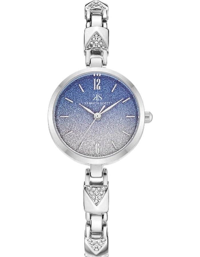 KENNETH SCOTT K23507-SBSL Elegant Silver Analog Watch for Women - Image 1