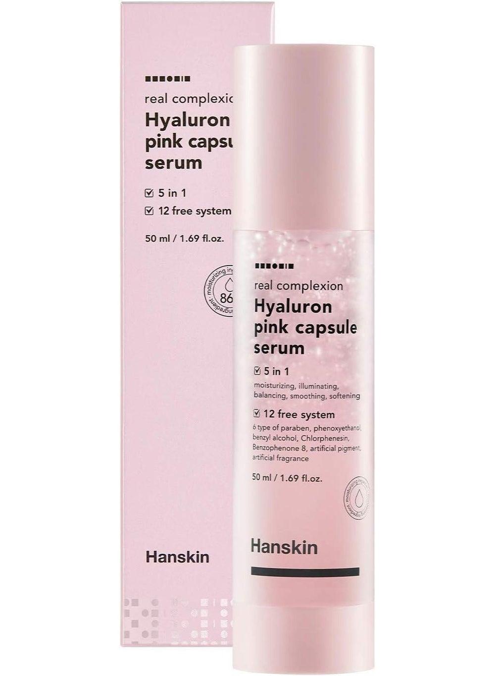 Hanskin Hyaluron Pink Capsule Serum - Luxurious Hydration - Image 1