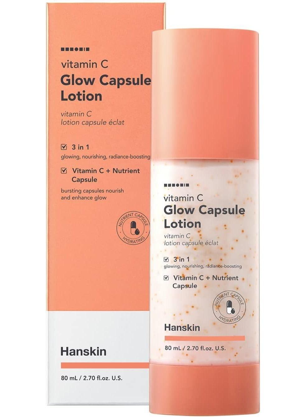 Hanskin Vitamin C Glow Capsule Lotion 80ml - Radiant Skin - Image 1