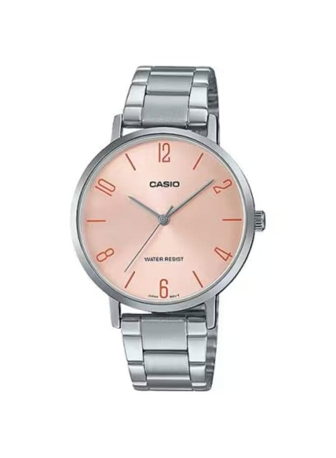 CASIO LTP-VT01D-4B2UDF Elegant Rose Gold Women's Watch - 34mm - Image 1