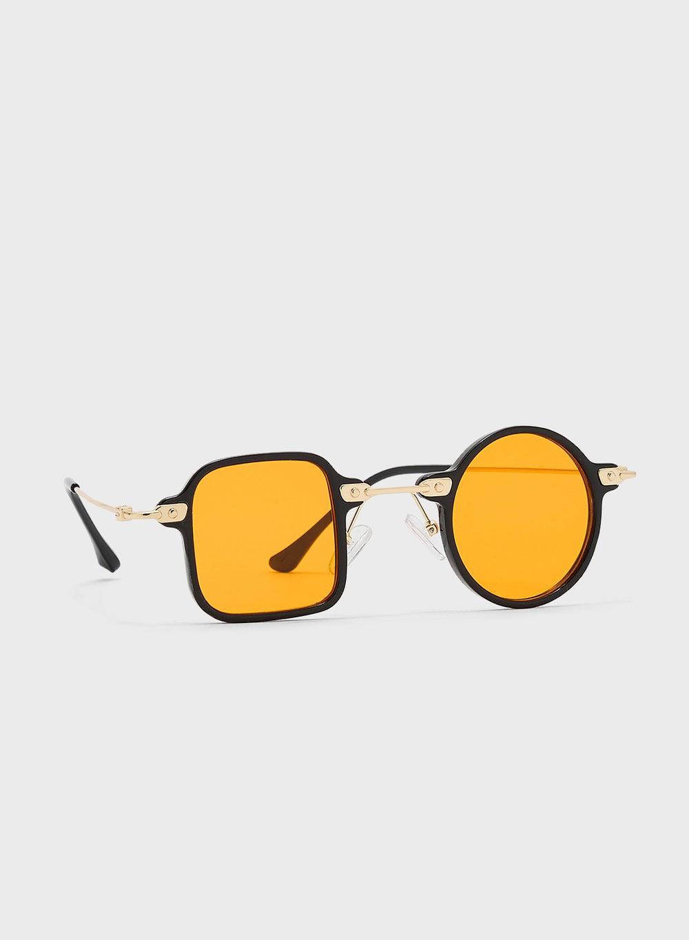 Seventy Five Asymmetric Square Round Men's Sunglasses - Image 1