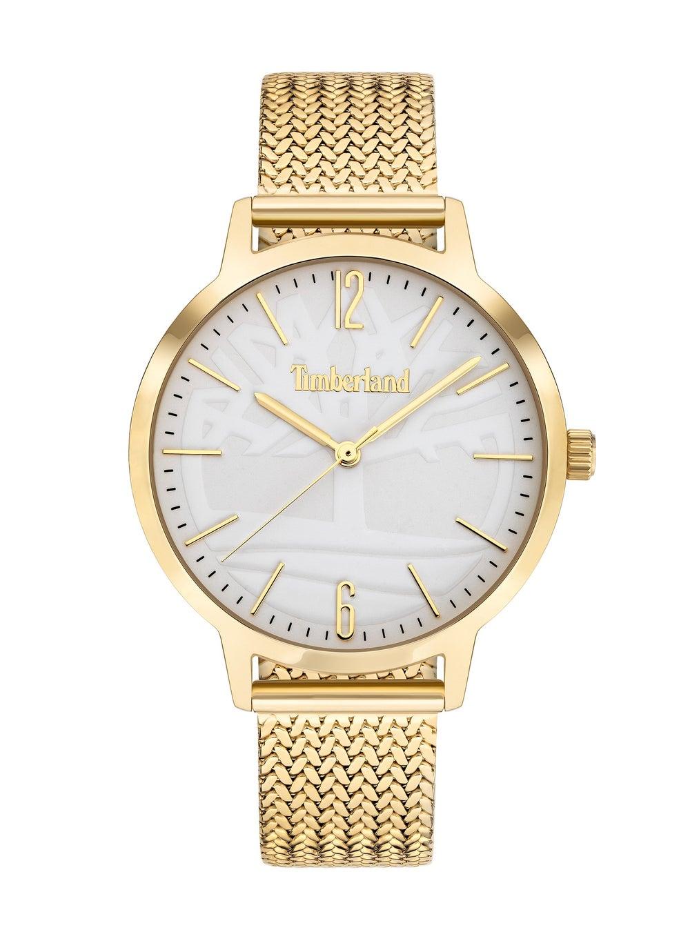 Timberland Cranmore 45mm Women's Gold-White Analog Watch - Image 1